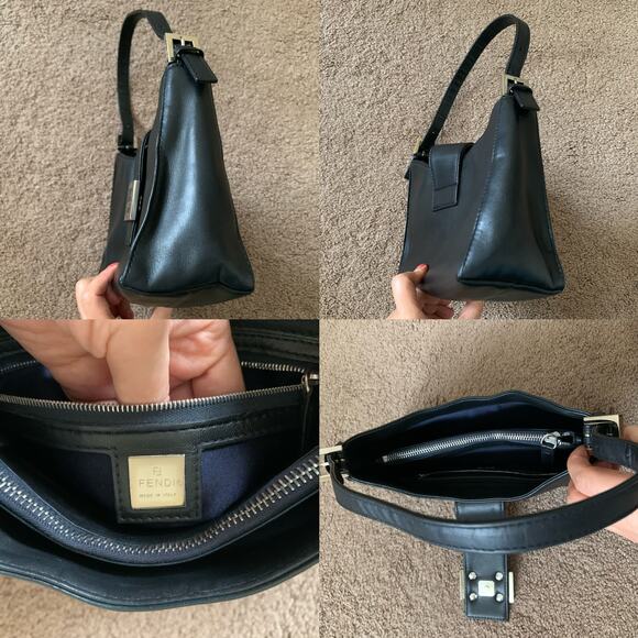 F1027 Fendi baguette leather bag with dust bag - Picture 7 of 8